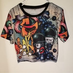 Graffiti Crop Top